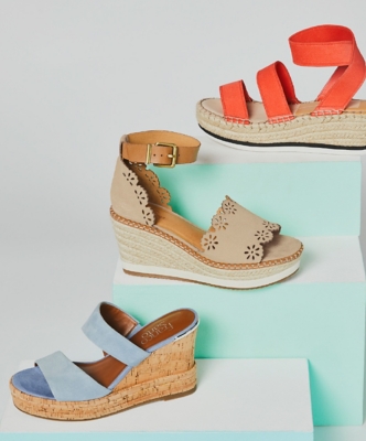 dsw wedge flip flops