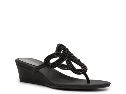 dsw wedge flip flops