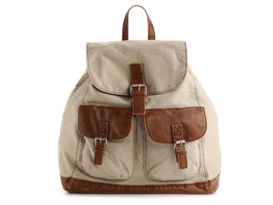 dsw canvas backpack