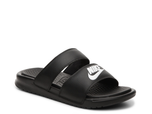 nike benassi duo flat sandals